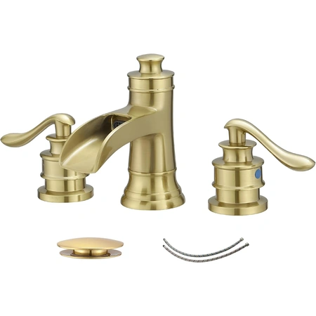 homevacious 8 inches widespread bathroom faucet.webp